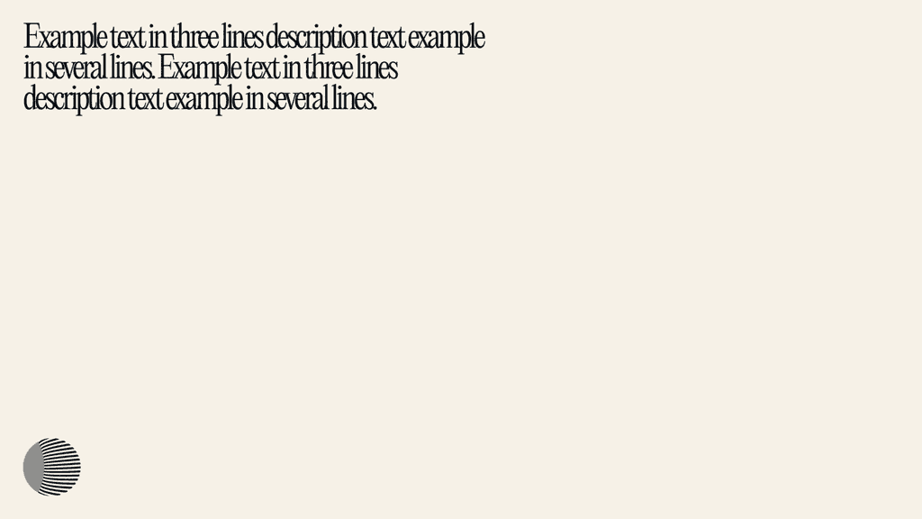 Parallel template, New Chain